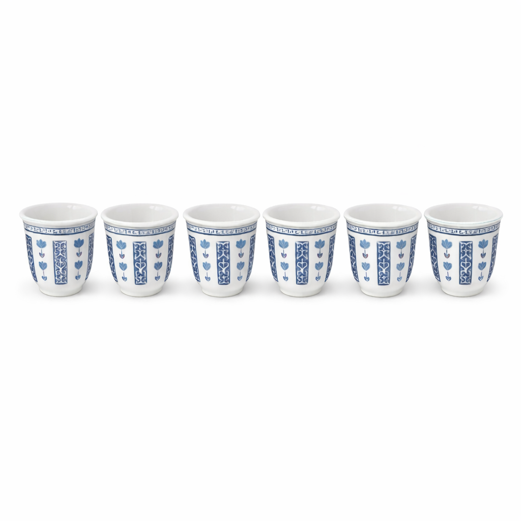 Luxury Assorted Modern Coffee Cups Set – Geometric Pastel Design (Varieties)