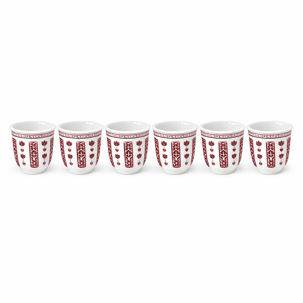 Luxury Assorted Modern Coffee Cups Set – Geometric Pastel Design (Varieties)