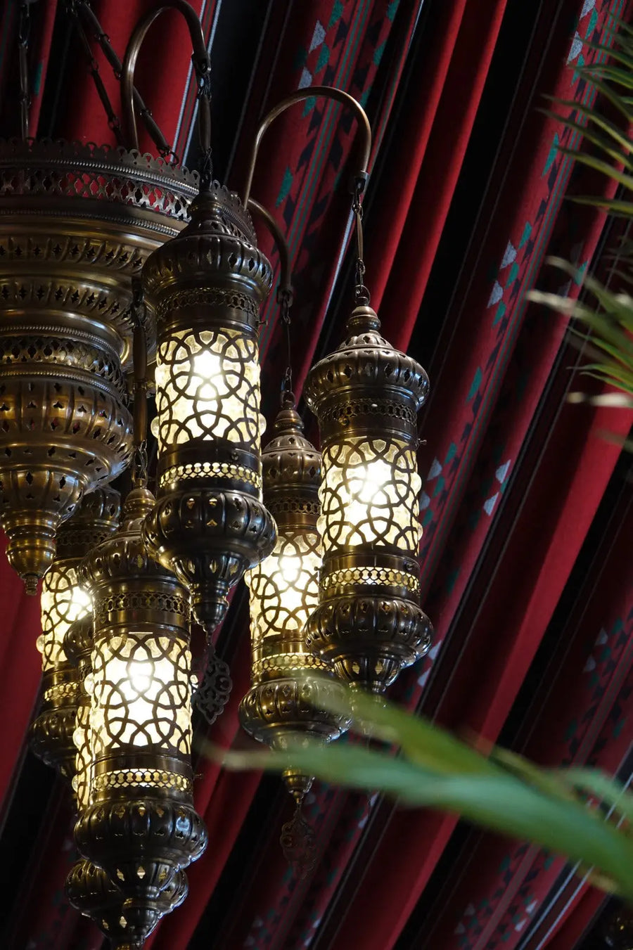 12 Globe Mega Chandelier - Brass -  Armani gallery -  Armani Gallery