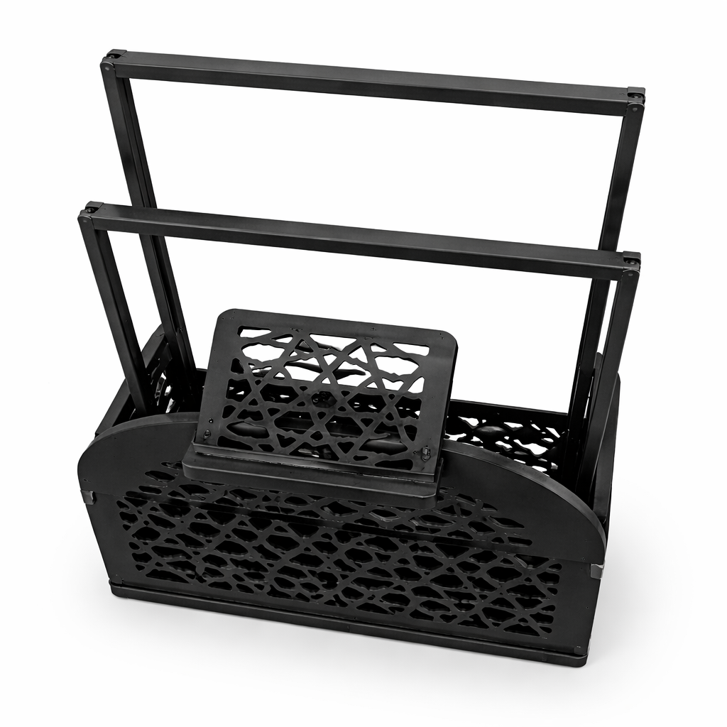 Black Ramadan Quran Stand & Decor Display Holder