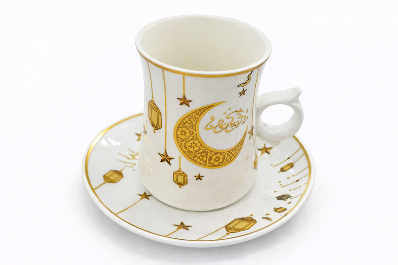 Ramadan Crescent & Lantern Cup Set