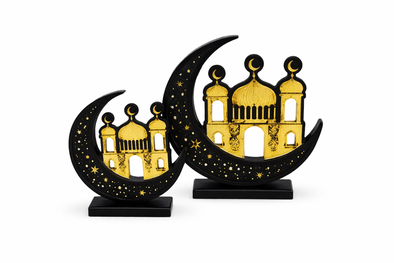 Crescent Moon Mosque Ornament