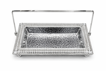 Luxury Silver Rectangular Decorative Tray