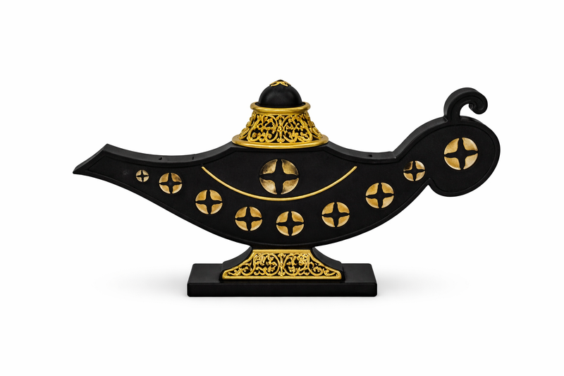 Black Aladdin Magic Lamp Decorative Ramadan Ornament