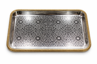 Luxury Gold Rectangular Decorative Serving Tray