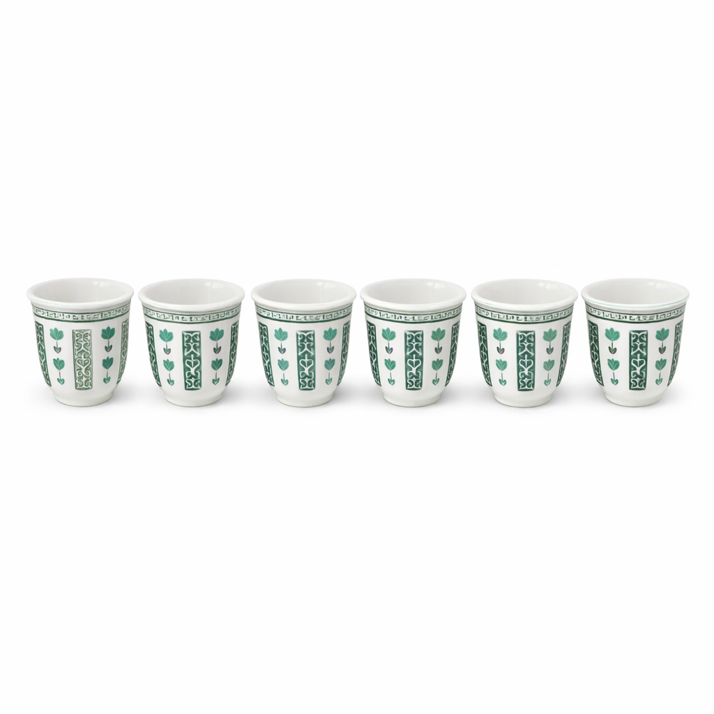 Luxury Assorted Modern Coffee Cups Set – Geometric Pastel Design (Varieties)
