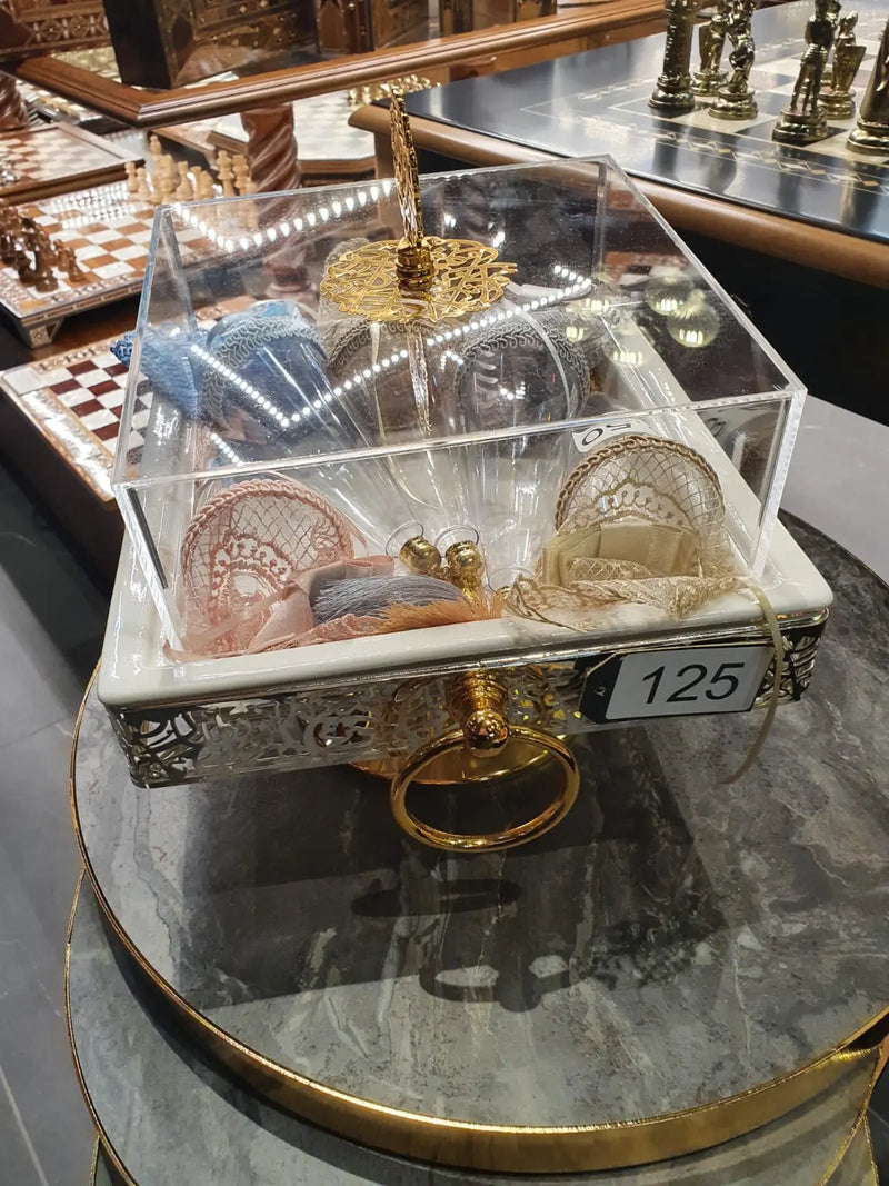 Clear Display Box on Stand - Armani Gallery