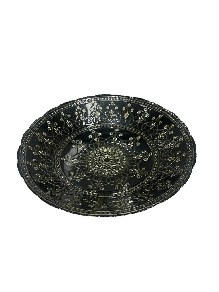 Deco 40cm Glass Fruit Bowl -  Glasscom -  Armani Gallery