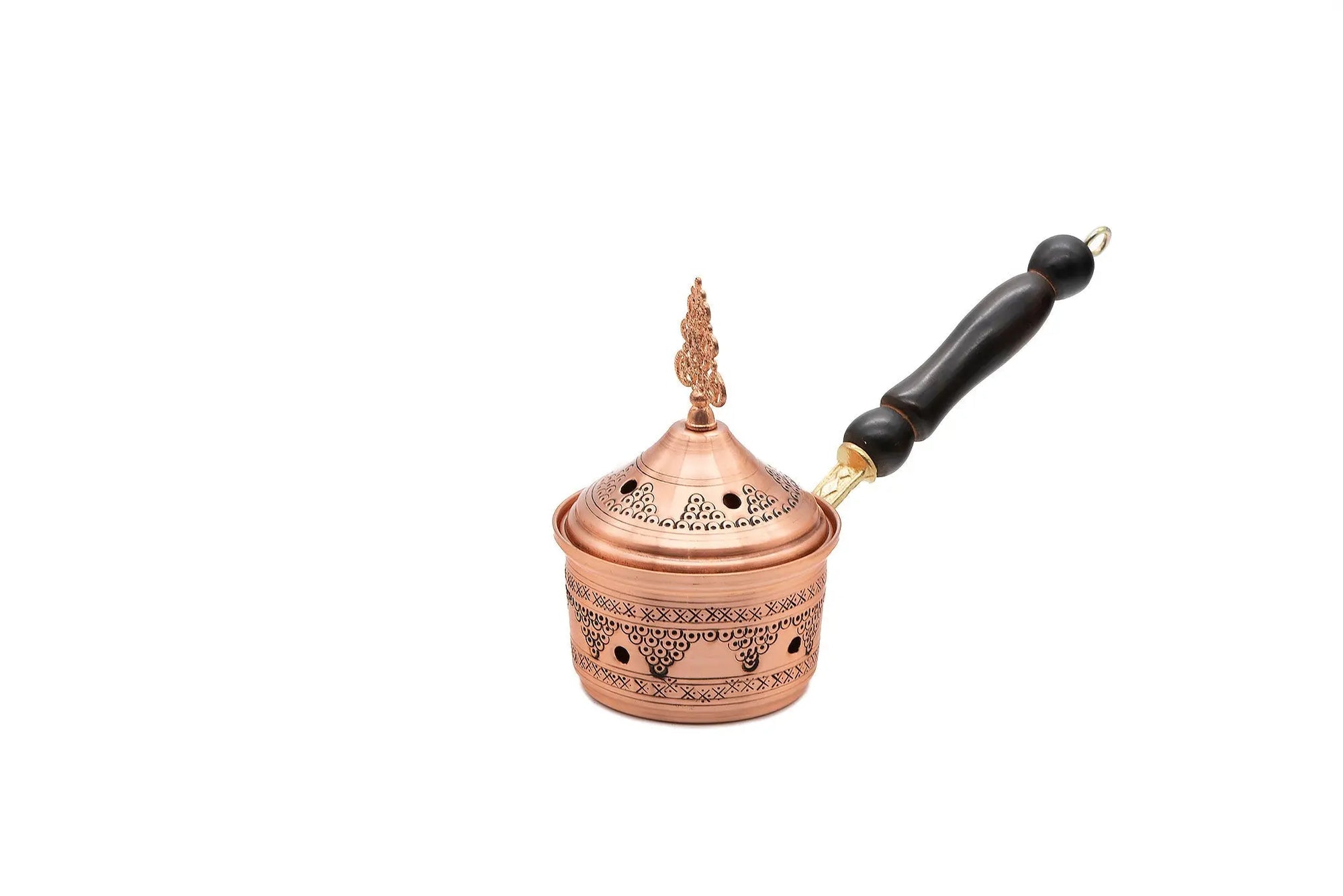 Incence Burner With Wooden Handle - Armani Gallery