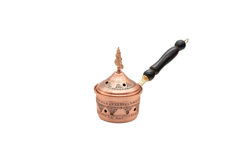 Incence Burner With Wooden Handle - Armani Gallery