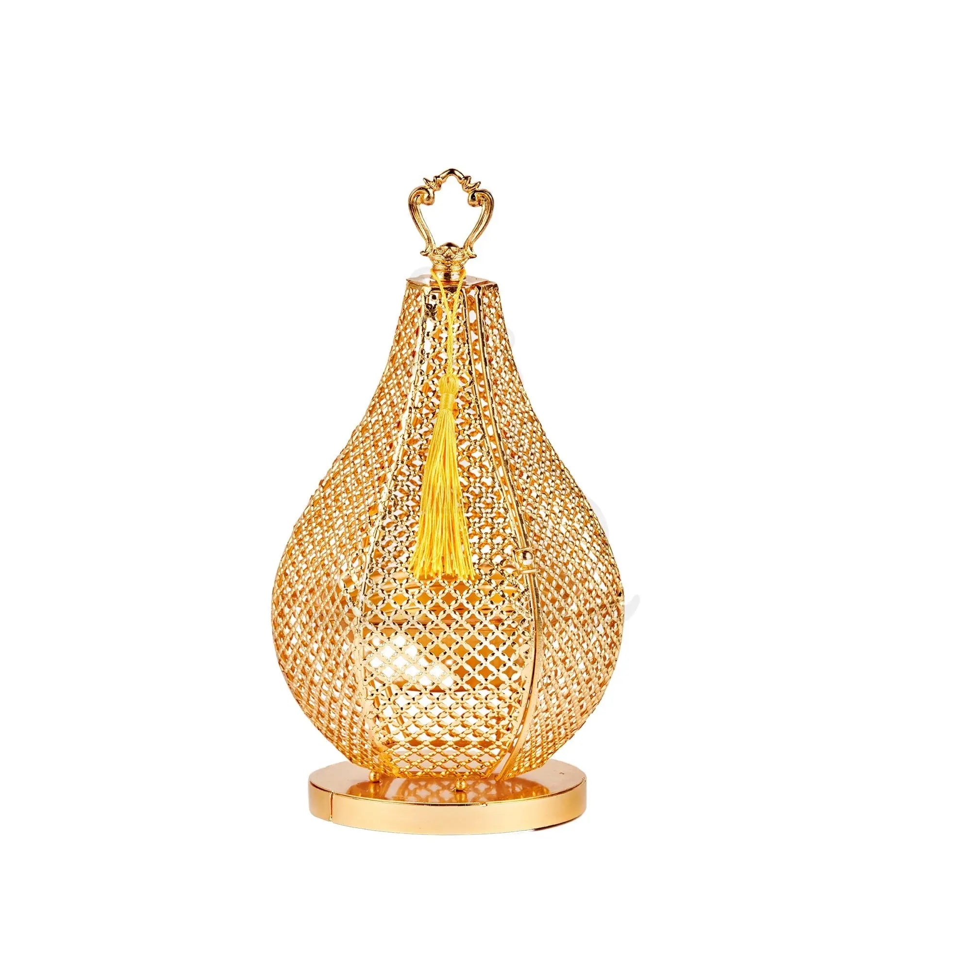 Incense Burner Gold Round - Medium 13.5x13.5 - Armani Gallery