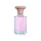 Light purple perfume bottle with beige cap labeled “Juliet Victorian Era”.