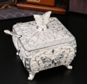 Luxury Decorative Trinket Box – Ornate Floral Design 18314-5