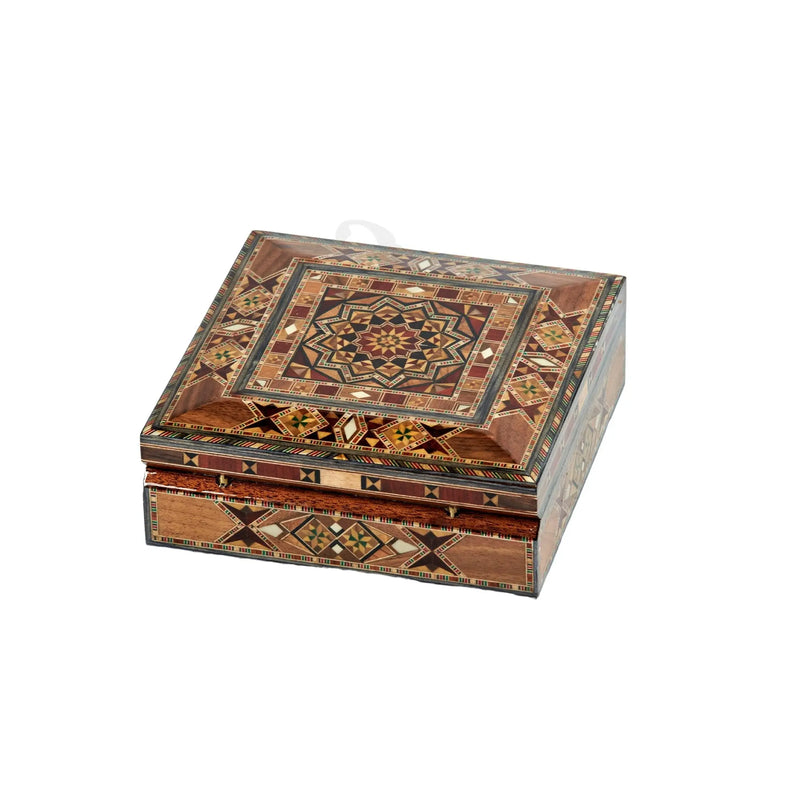 Square Jewellery Box - Large (22 X 22 X 7 cm) - Armani Gallery