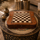 Square Curve Chess Boead With Draws