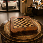 Square Curve Chess Boead With Draws