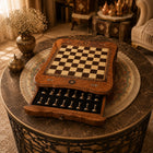 Square Curve Chess Boead With Draws