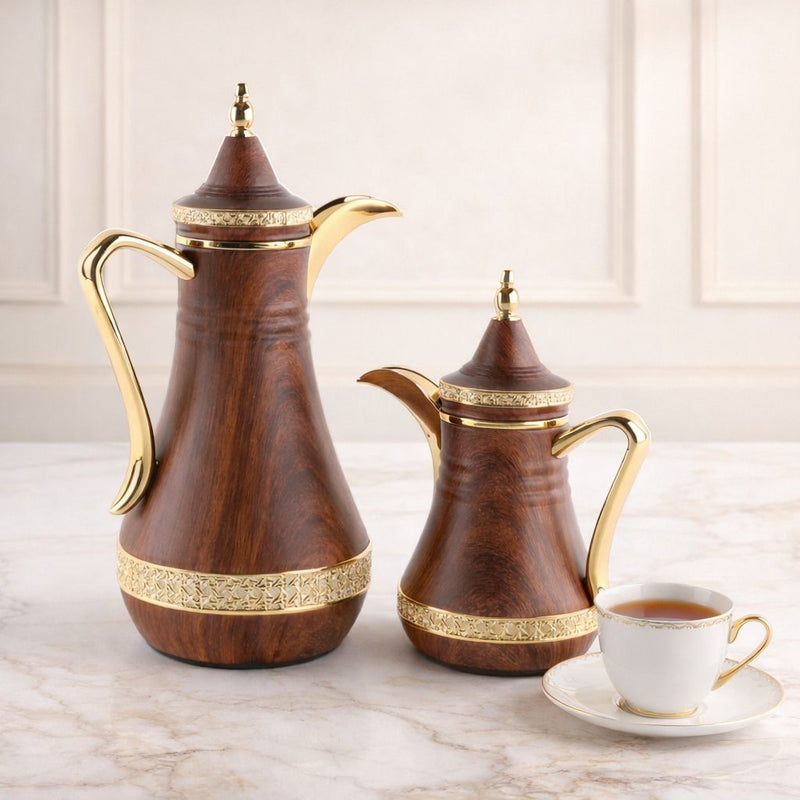 Luxury Thermos Flask Set – Arabic Coffee & Tea Server (2-Piece)