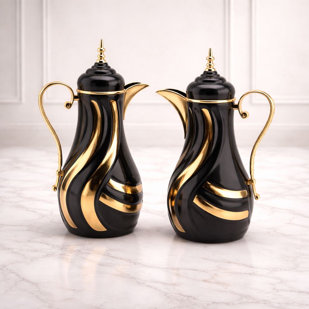 Luxury Thermos Flask Set – Arabic Coffee & Tea Server (2-Piece)  18330-19