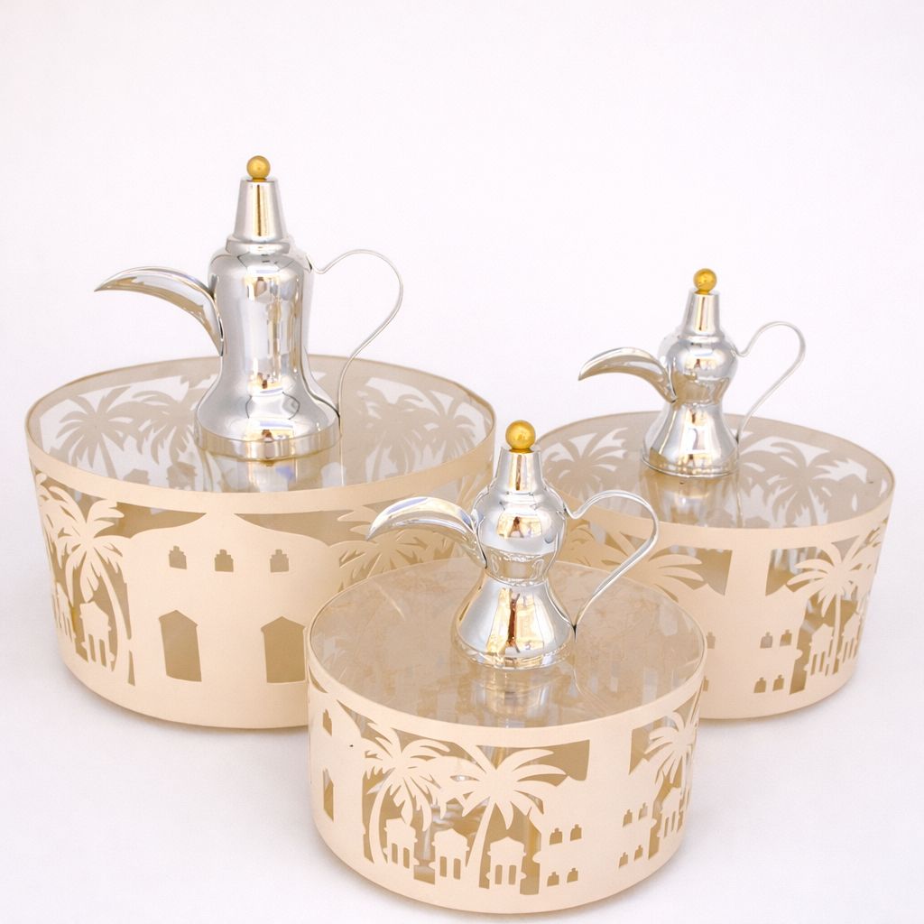 Arabic Coffee Dallah Display 18341-4, 5, 6