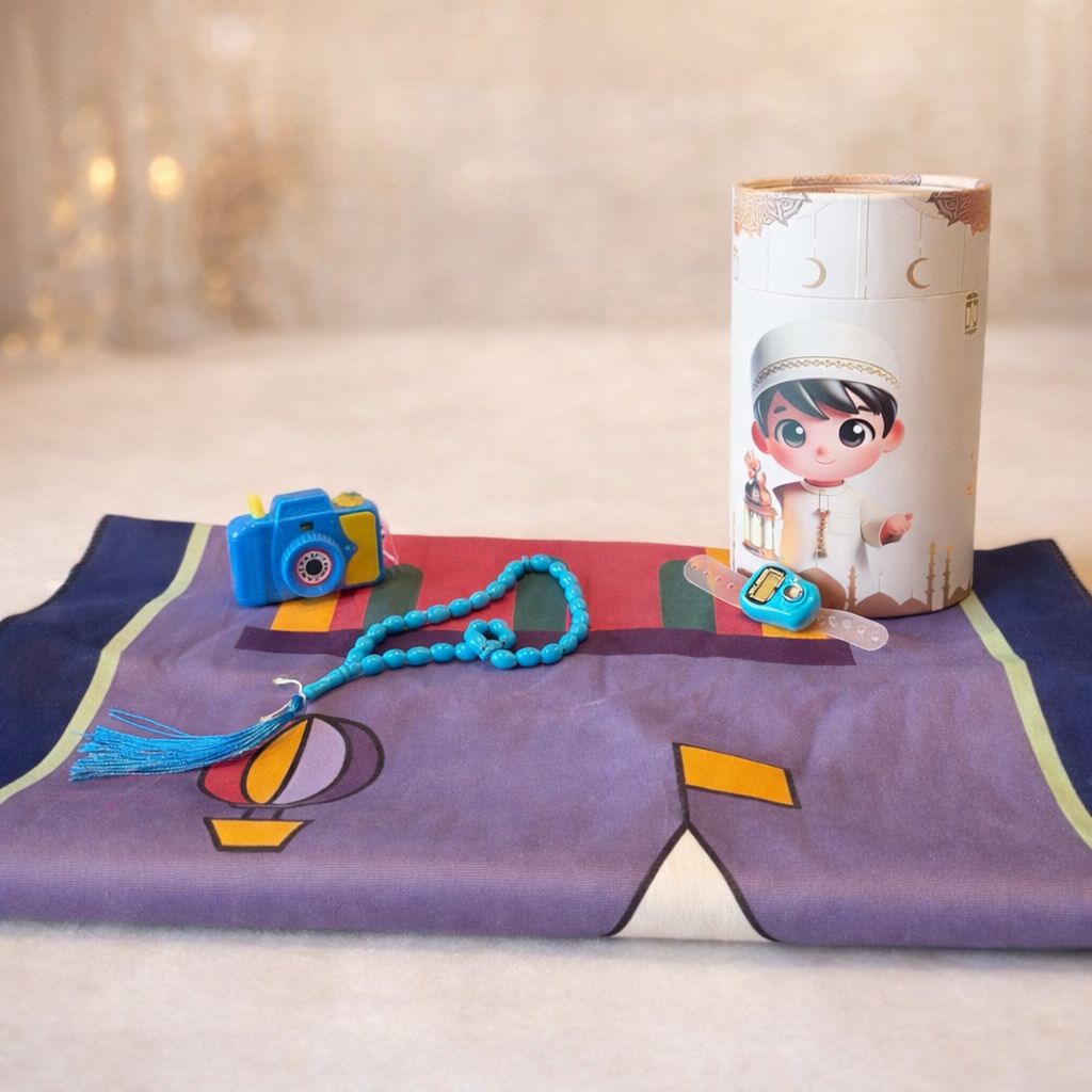 Kids Ramadan Gift Canisters – Islamic Cartoon Design
