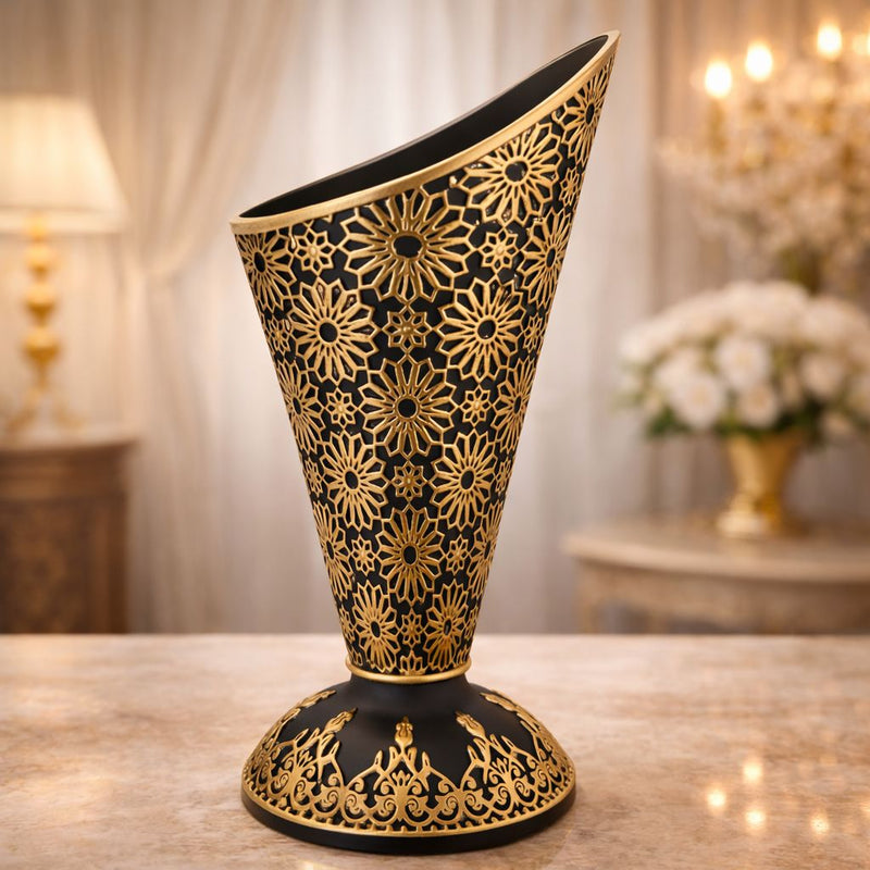 Decorative Incense Burner – Moroccan Floral Cut-Out Design 18344-34