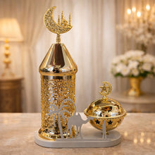 Crescent Top Bakhoor Burner & Incense Holder Set (Copy)18332-30 to 35