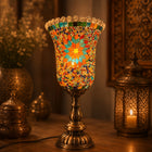 Mosaic Glass Bell Table Lamp - YMA401-DZ - 14 x 14 x 32cm h