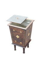 Wooden Square Incense Burner on 4 Legs H53cm x W31cm