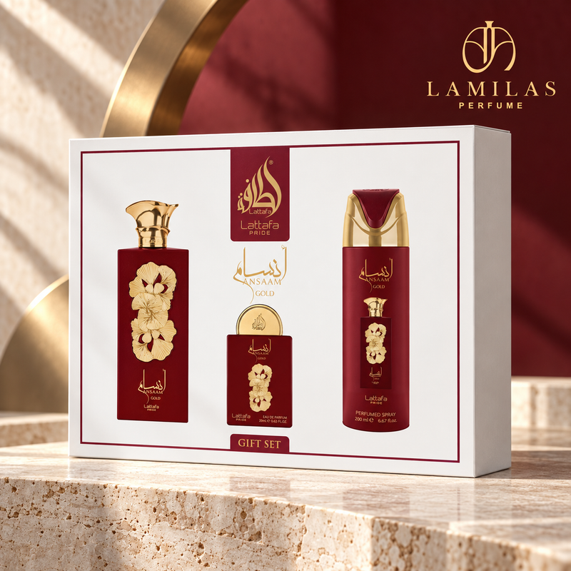 Giftset - Ansaam Gold - 3pc